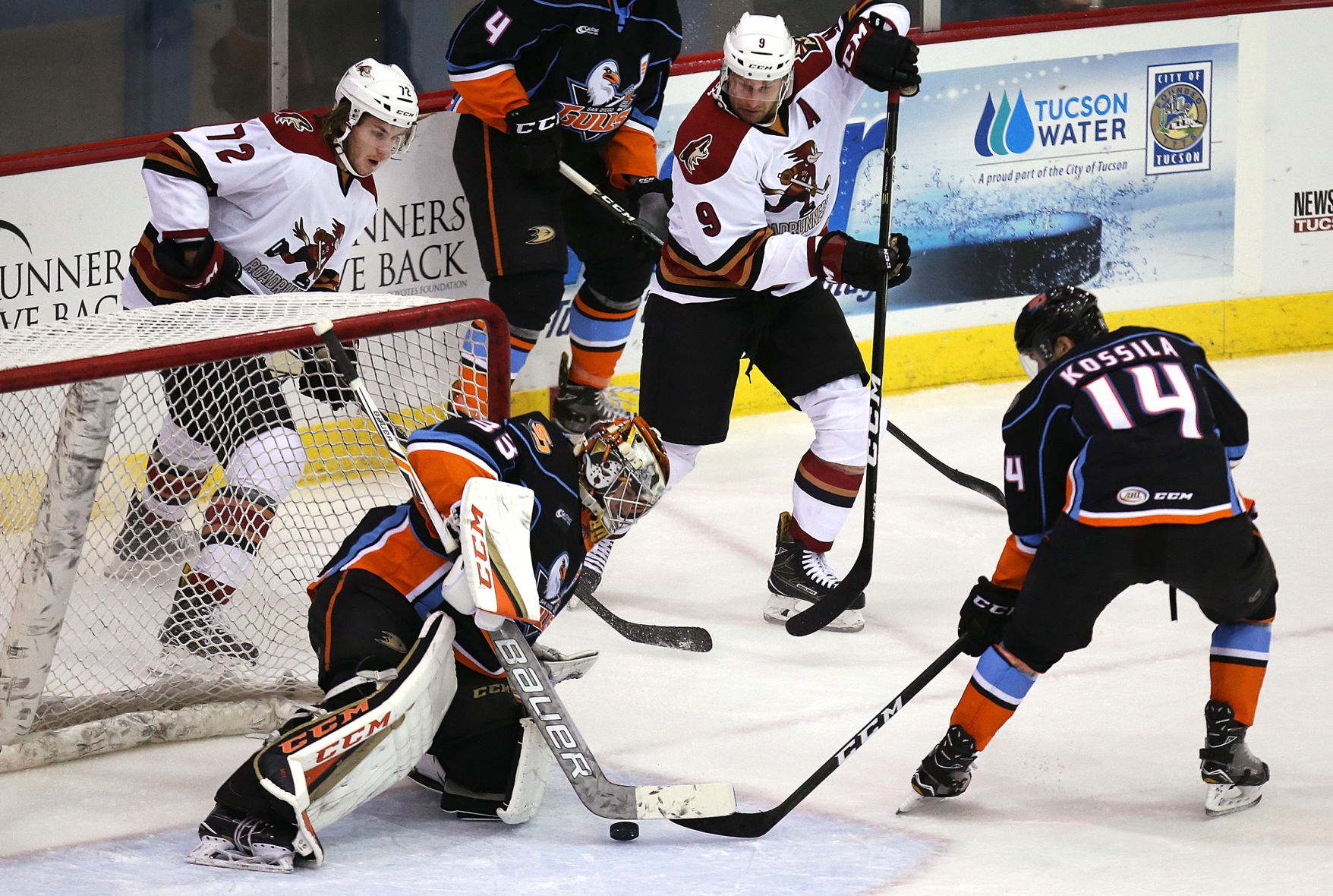 Tucson Roadrunners vs. San Diego Gulls AHL hockey